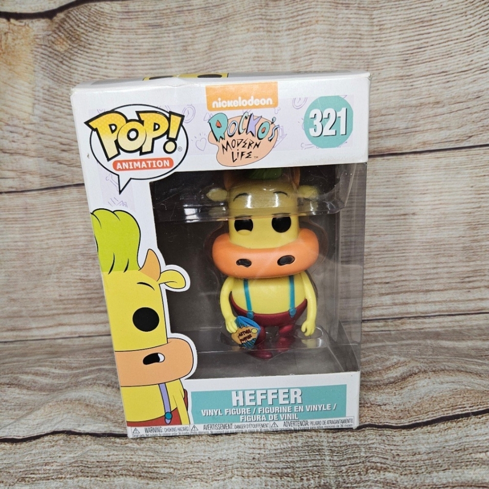 Nickelodeon 90s rocko's modern life Heffer funko pop 321